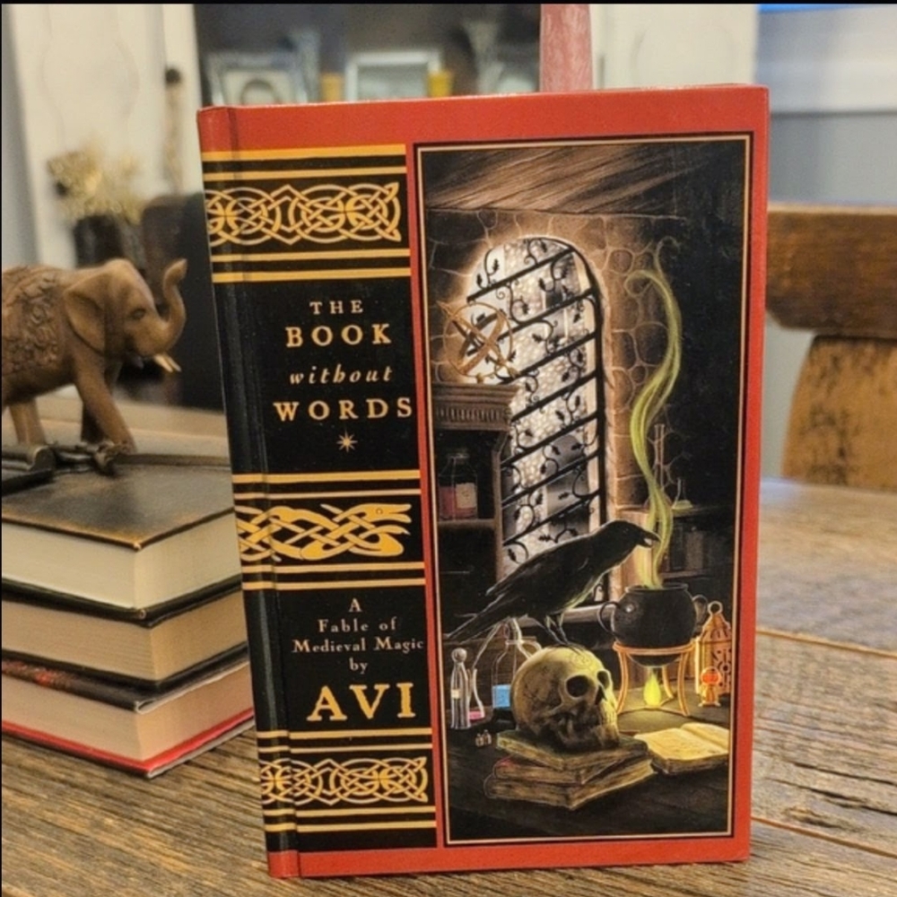 The Book Without Words by Avi: A Fable of Medieval Magic Hardcover Book 2005